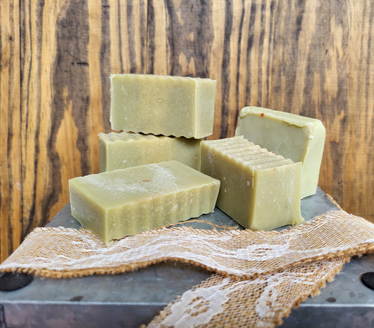 Goats Milk, Aloe, Tallow, and Peppermint mini Soap bars