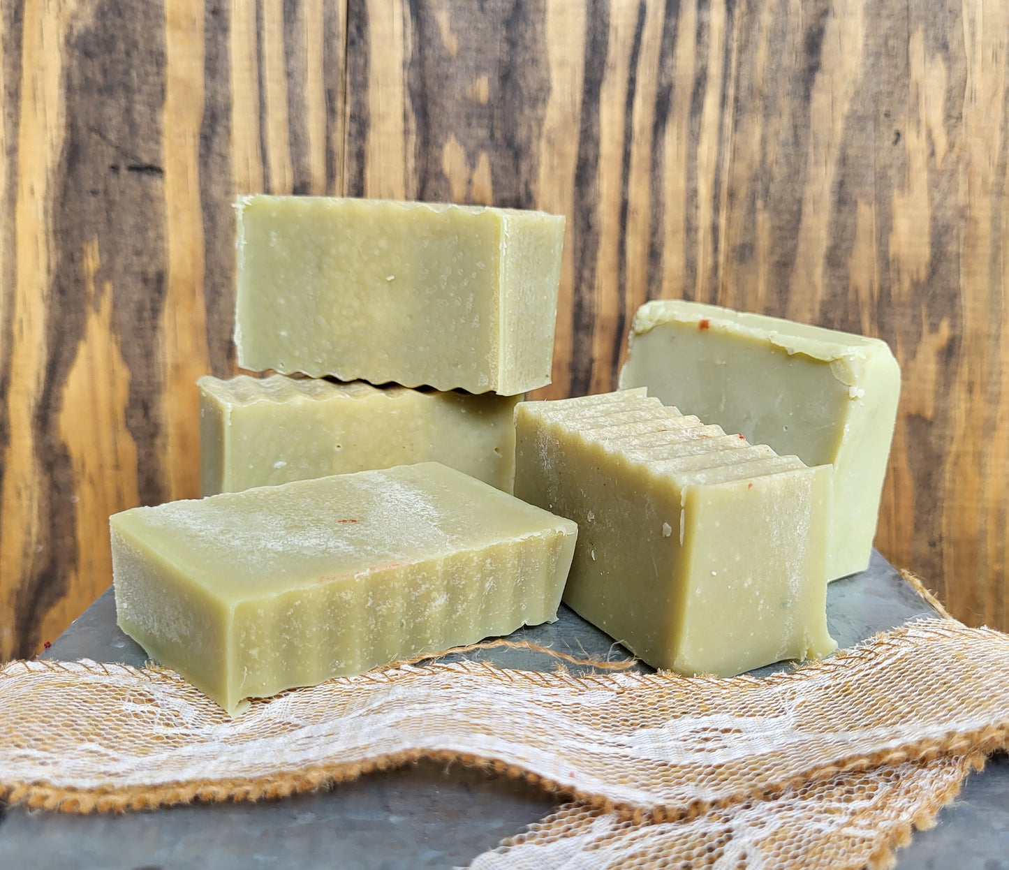 Goats Milk, Aloe, Tallow, and Peppermint mini Soap bars