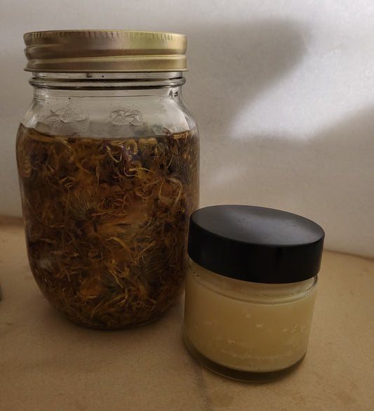 2oz Whipped Calendula Tallow